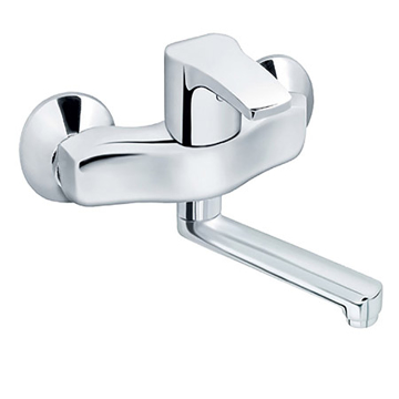 Slika Baterija Cubo lavabo sudopere zidna JC32115 izliv 150 mm