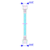 Slika Brinoks crevo 1/2-1/2 mž 450 mm 