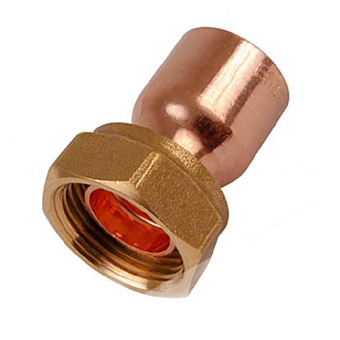 Slika Cu bakarni poluholender Ø 22 mm x 3/4"