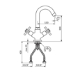 Slika Baterija XO lavabo 30101
