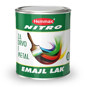 Slika Emajl BELI lak za metal NITRO 750 ml