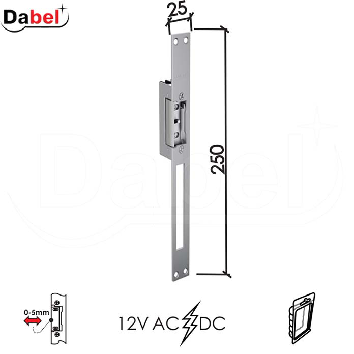 Slika Elektro prihvatnik PR9620 25x250mm 12V (0106083)