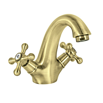 Slika Baterija BRONTEE za lavabo NB21101 dvoručna montaža na jedan otvor