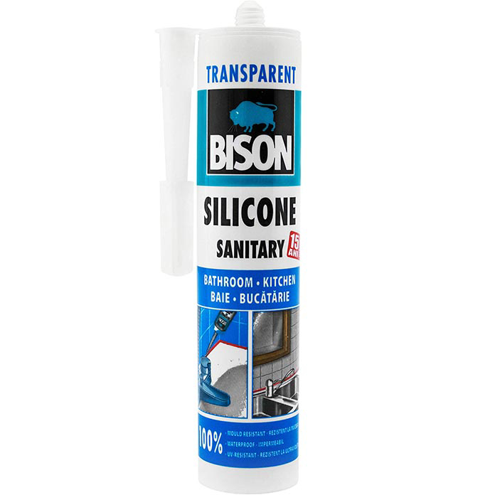 Slika BISON SILIKON SANITARNI TRANSPARENTNI 280 ml