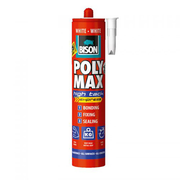 Slika BISON MONTAGE KIT POLYMAX WHITE 440gr