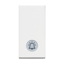 Slika Bticino Classia taster 1M 10A osvetljen LED 230V simbol zvona beli RW4042