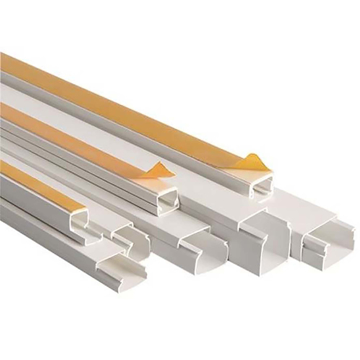 Slika Kanalica kablovska PVC samolepljiva 16x16x2000 bela