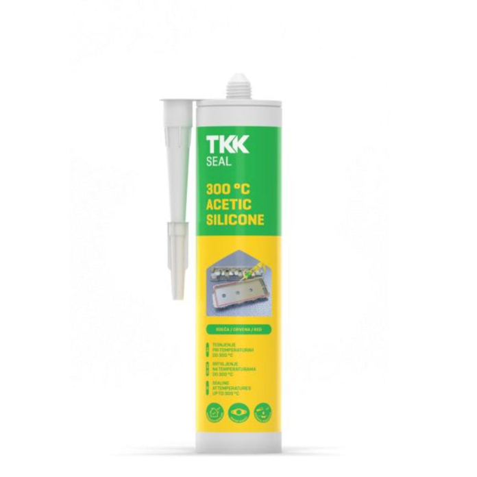 Slika Silikon TKK Acetatl crni 300 ml 300°C – otporan na visoke temperature