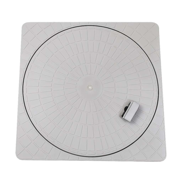 Slika Poklopac za šahtu PVC četvrtasti 900x900 mm sa otvorom Ø600 mm