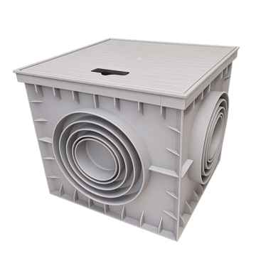 Slika Plastični šaht sa poklopcem i ručicom 300x300 mm