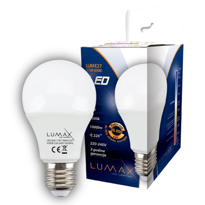 Slika Sijalica LED LUME27-11W E27 6500K 1000lm
