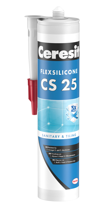 Slika Ceresit CS 25 sanitarni silikon Manhattan 10 280 ml
