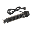 Slika Stubić 60 ugradni 4×2P+E crni Legrand 654976