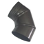 Slika Dimno koleno Ø 160 mm crno