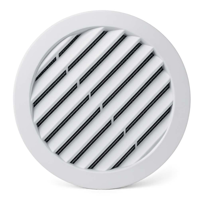 Slika Ventilaciona rešetka Ø120 sa zaštitnom mrežom V-04120
