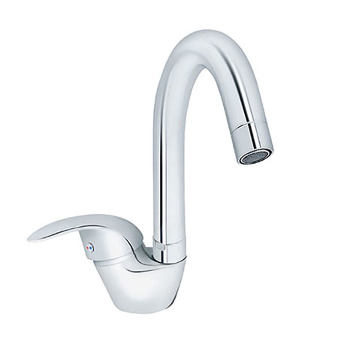 Slika Baterija KING za lavabo i sudoperu izliv 130 mm jednoručna 382211