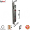 Slika Brava za metalna vrata DABEL B2033 C Silver 16.5/82/25/9 Desna DBP1 – 0106199