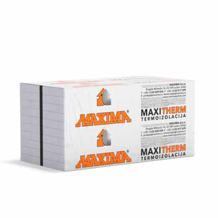 Slika Stiropor fasadni Maxima Maxitherm  EPS M120-25kg 3 cm 