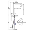 Slika Baterija S2 BLACK lavabo stojeća jednoručna matt black 230109B