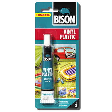 Bison Vinyl Plastic lepak 25 ml za lepljenje mekog PVC materijala i popravku bazena