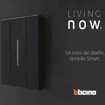 Slika BTicino Living Now maska 2M crna zvono KG01M2D
