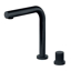 Podgradna baterija S2 BLACK 230409B za lavabo, mat crna jednoručna baterija minimalističkog dizajna