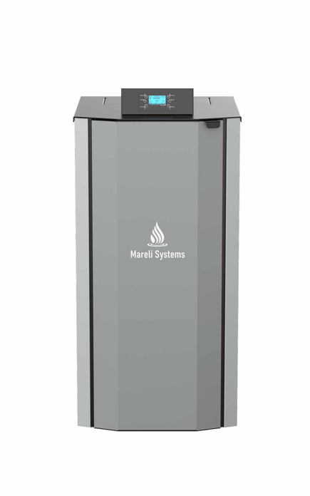 Slika Kotao na pelet Mareli Duo 30 kW sa automatskom regulacijom i ugrađenom pumpom