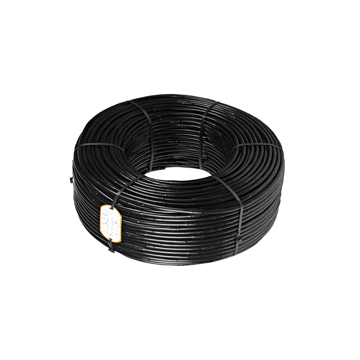 Crno polidrip crevo 16 mm sa razmakom kapljača 33 cm i protokom 4 l/h
