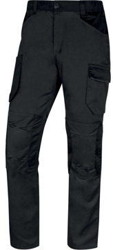 Slika Radne pantalone MACH 2 tamno siva boja XL veličina – 7 džepova, elastični struk